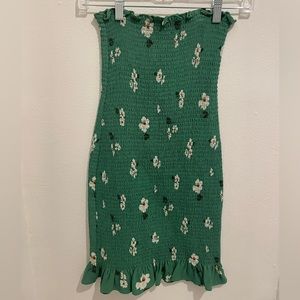 Reformation strapless dress size small